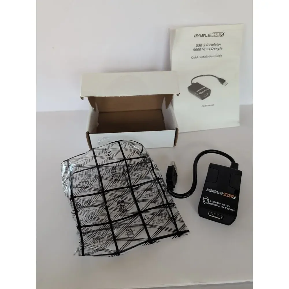 USB 2.0 Isolator - Hi-Speed 480Mbps, Surge Protection, New Open Box